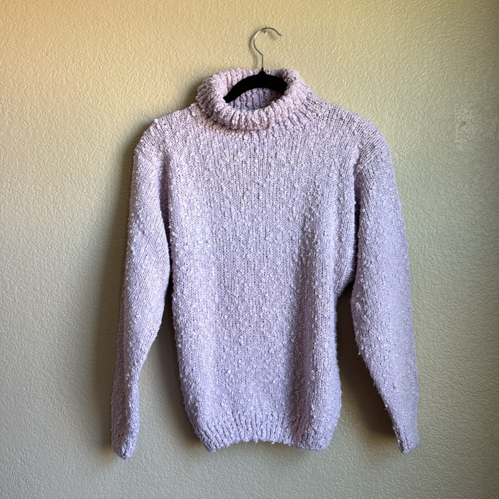 Vintage purple turtleneck